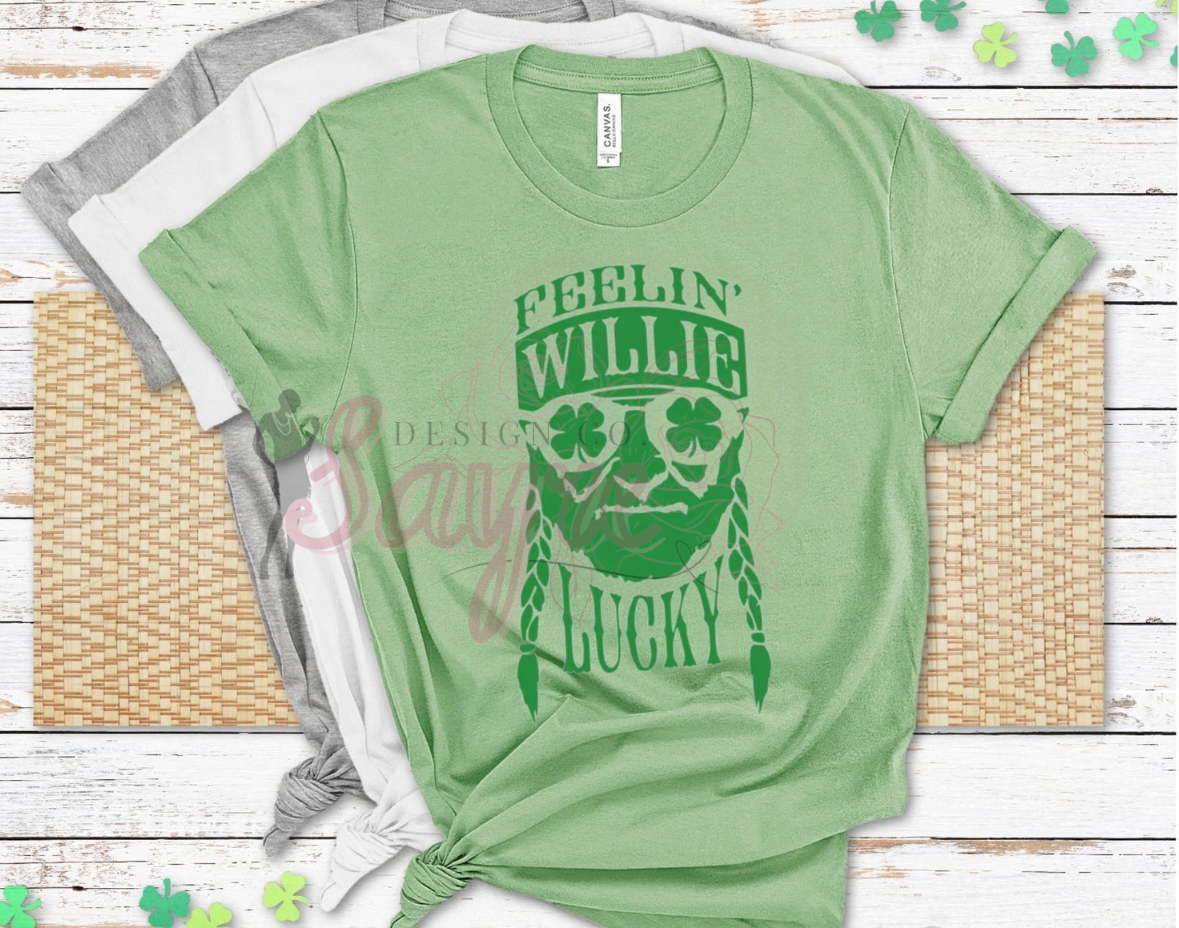 Feelin’ Willie Lucky Adult T-Shirt/Crewneck