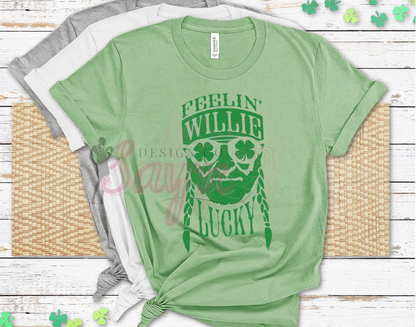 Feelin’ Willie Lucky Adult T-Shirt/Crewneck