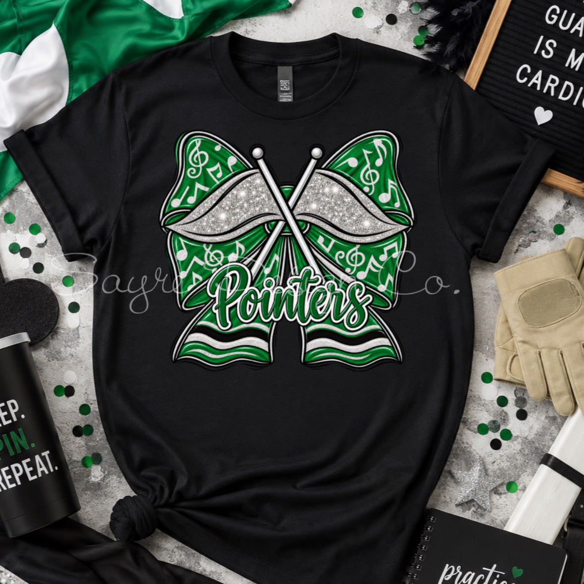 Customizable Color Guard Bow Shirt/Crewneck