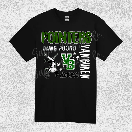 Van Buren Pointers Collage Tee Youth