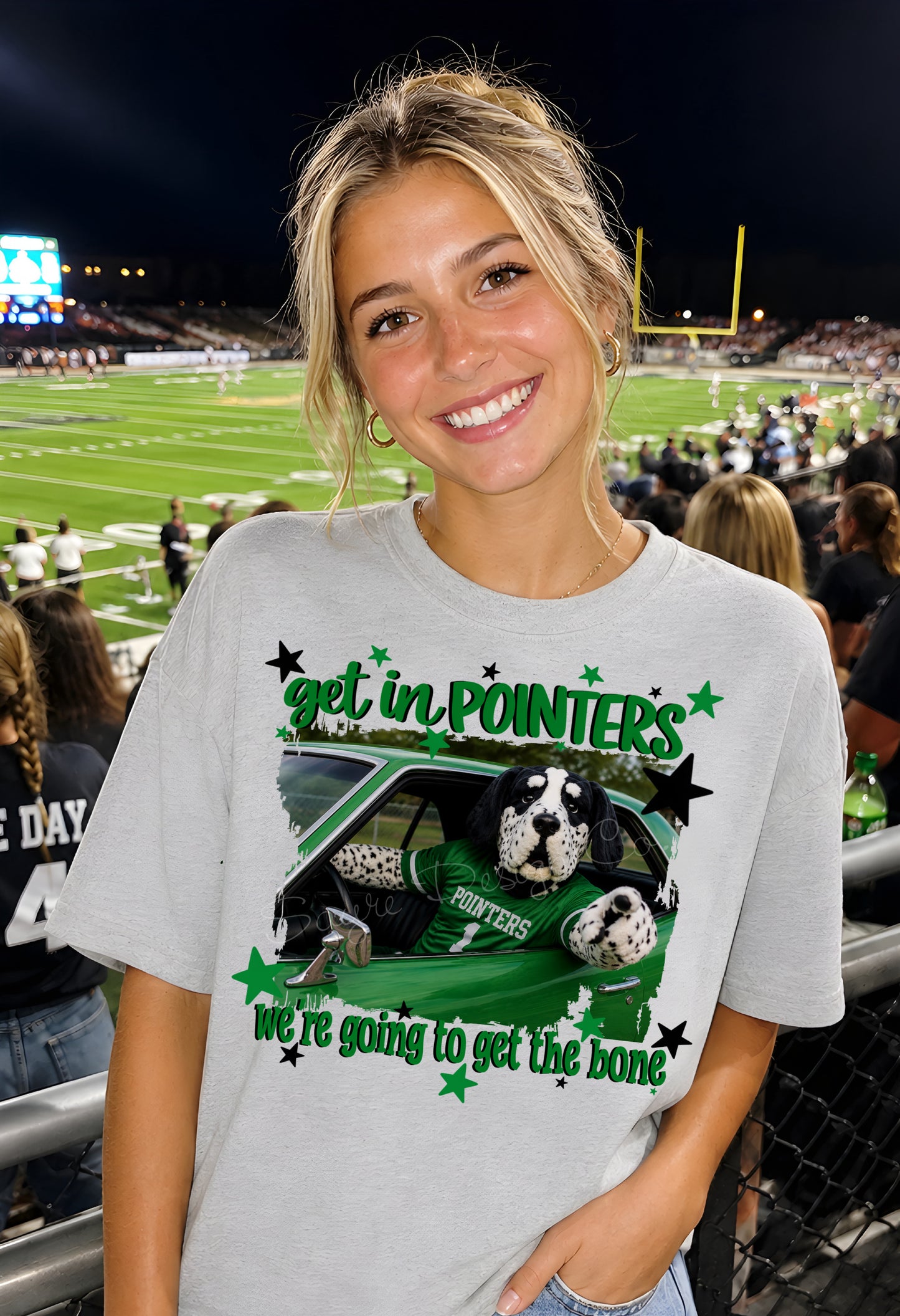 Get in Pointers Battle of the Bone Tee