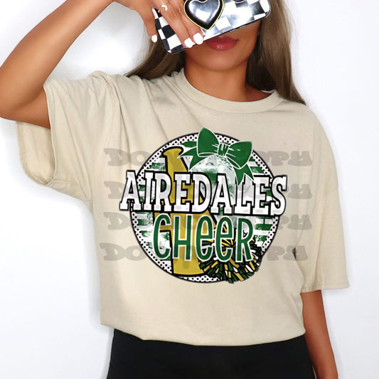 Alma Airedales Cheer Circle Shirt/Long Sleeve/Crewneck/Hoodie