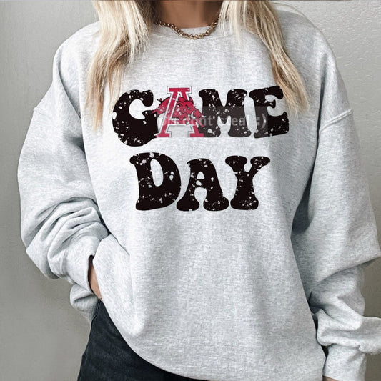 Arkansas Hogs Black Game Day Shirt/Sweatshirt