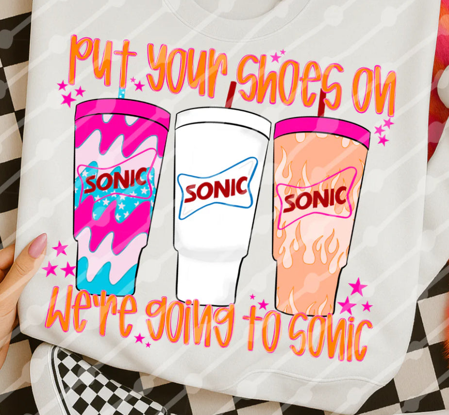 Put Your Shoes on Sonic Shirt/Long Sleeve/Crewneck/Hoodie