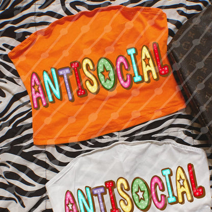 Western Antisocial Tee/Sweatshirt