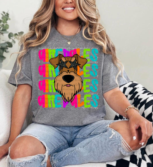 Alma Airedales Star Neon Shirt/Long Sleeve/Crewneck/Hoodie