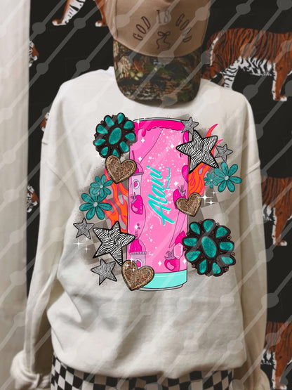 Cherry Slush Alani Turquoise Pieces Tee/Sweatshirt