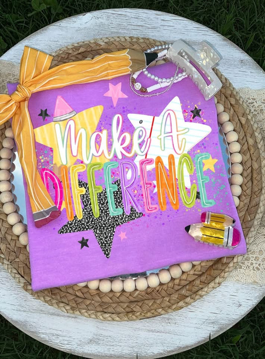 School Make a Difference Tee/Crewneck