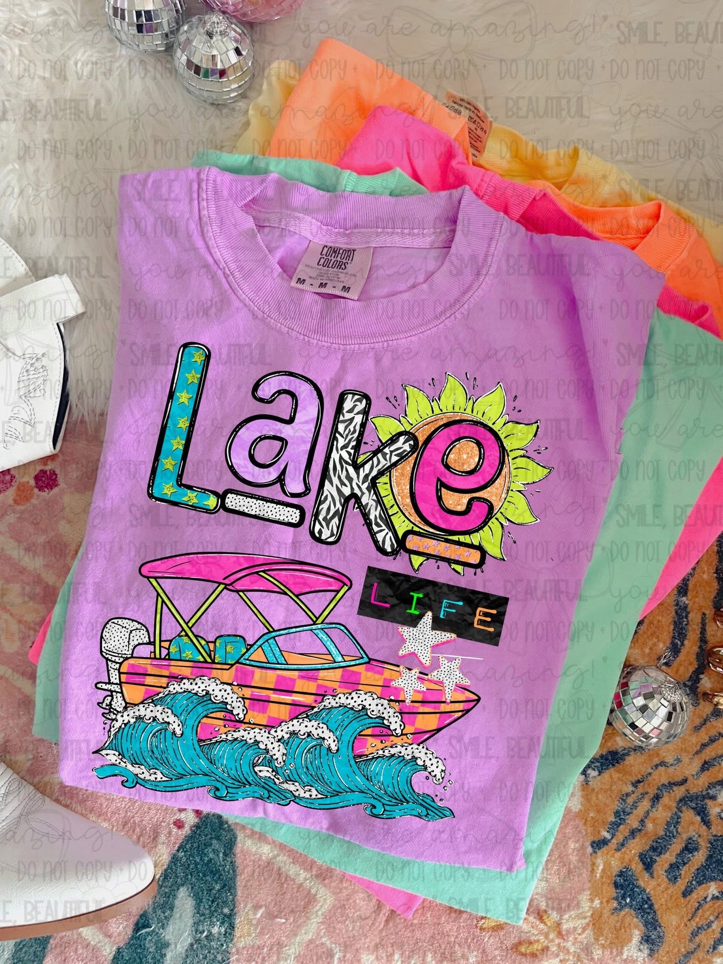 Lake Life Boat Tee/Tank