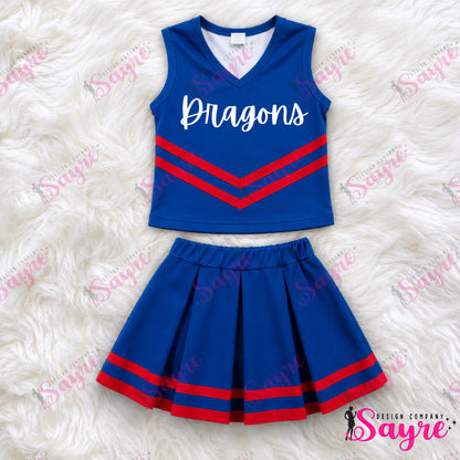 Customizable Striped Cheer Uniforms-Closes 6/28!