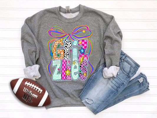Preppy Bow Grizzlies Shirt/Long Sleeve/Crewneck/Hoodie