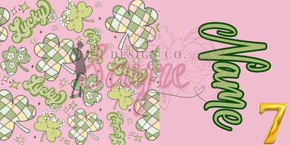 St. Patrick’s Day two-tone custom name bows flash sale! Multiple prints!