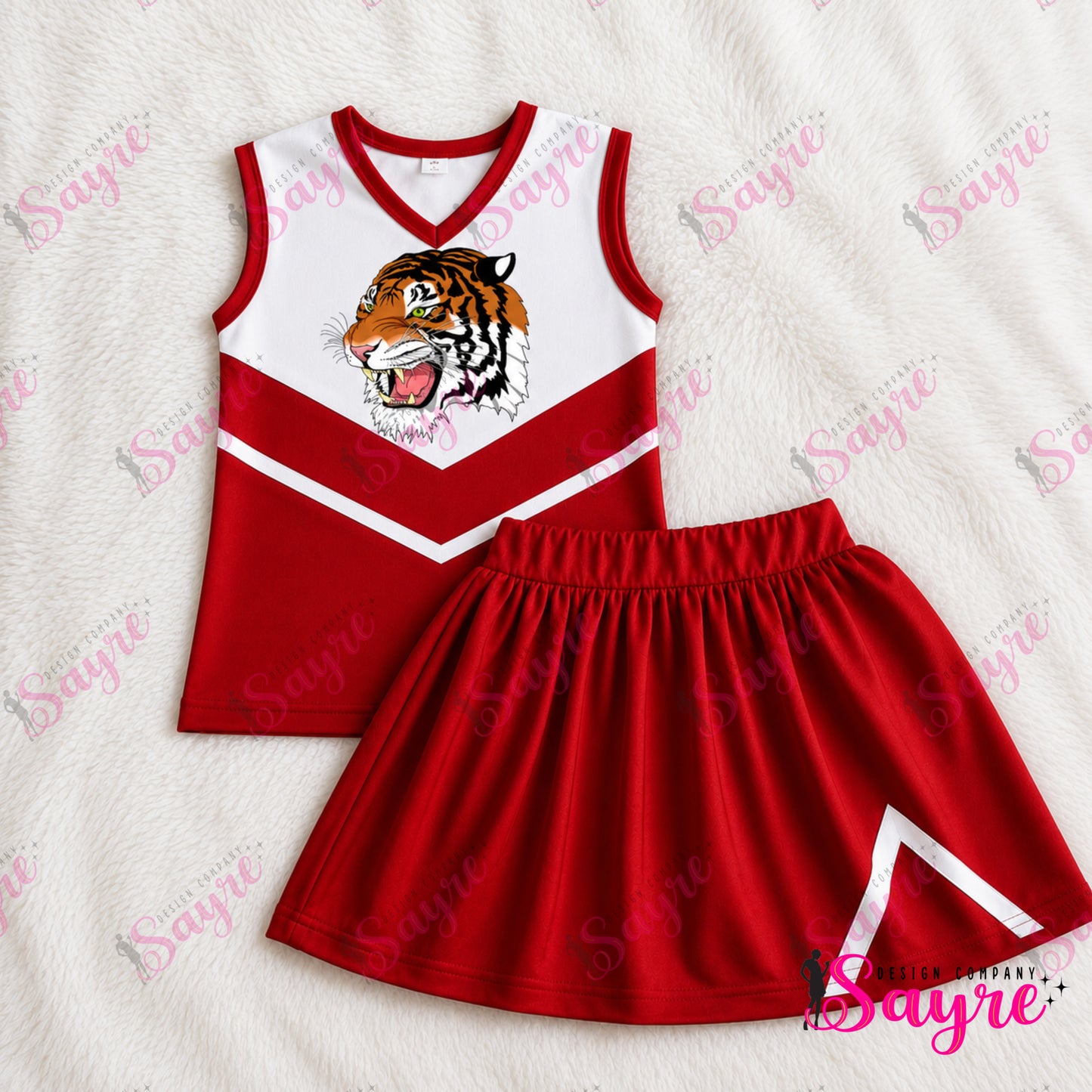 Customizable V Cheer Uniforms