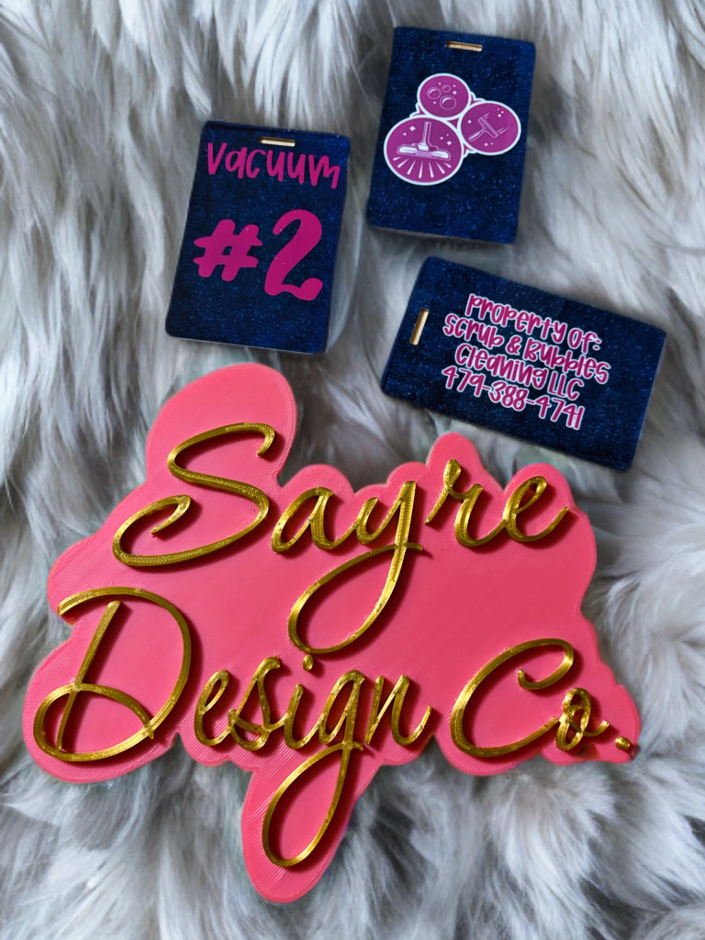 Custom Metal Bag/Equipment Tags