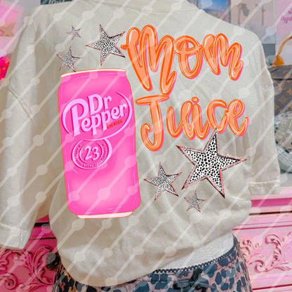 Pink Dr. Pepper Mom Juice Tee/Sweatshirt