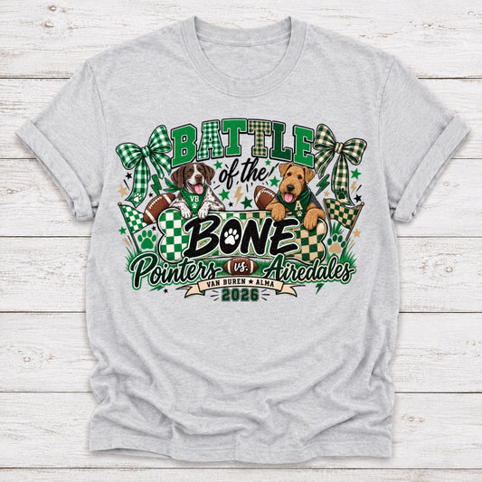 Checker Bows Battle of the Bone Tee