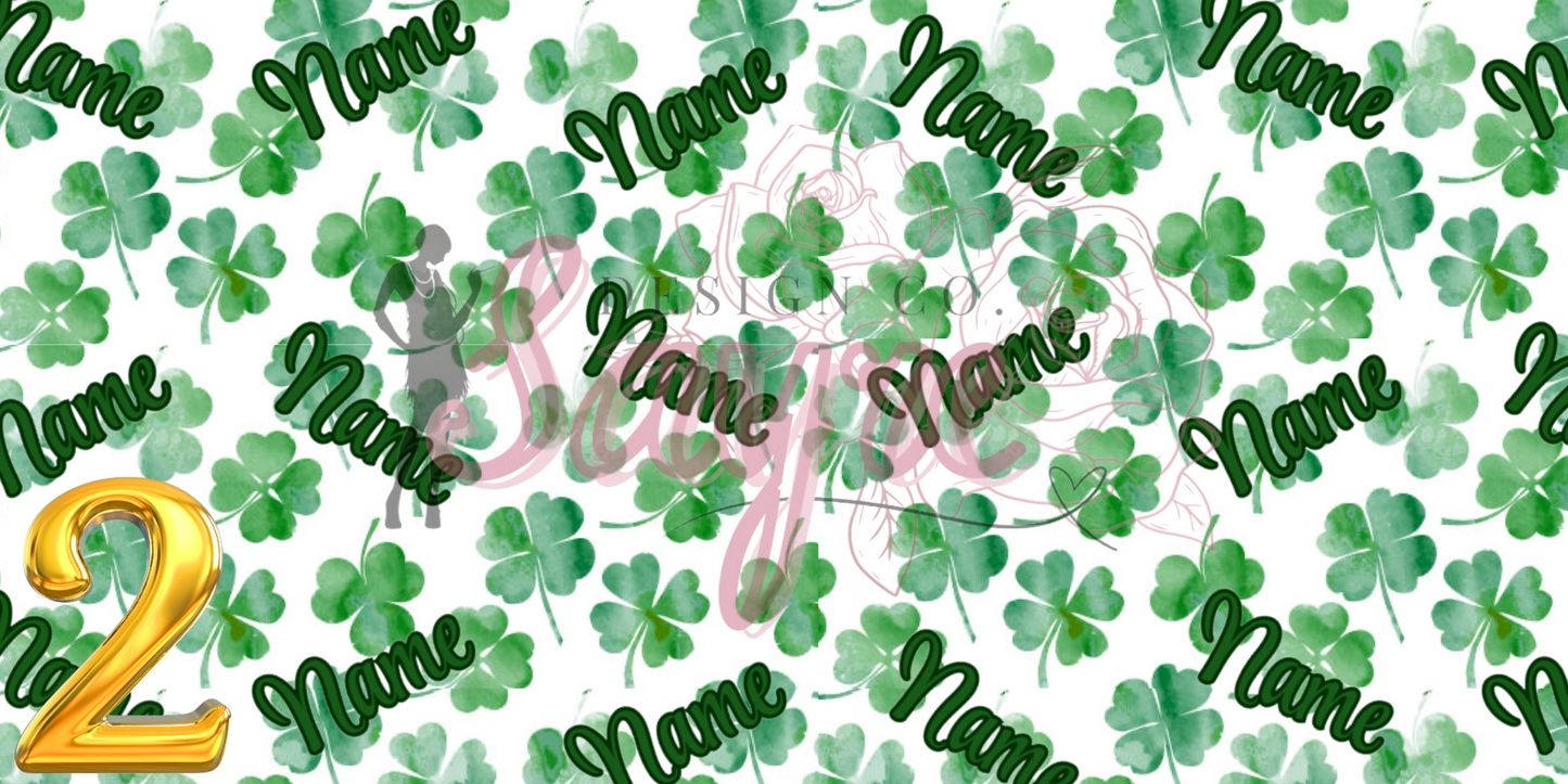 St. Patrick’s Day Custom Name Bows Bullet Fabric Flash Sale Bows *Multiple prints!*