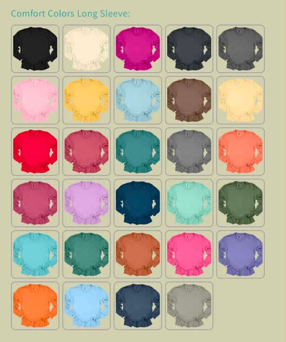 Puff Cow/Leopard Custom Title Long Sleeve/Crewneck- Closes 8/12!
