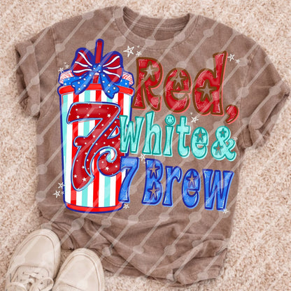 Red White & 7Brew Shirt/Tank