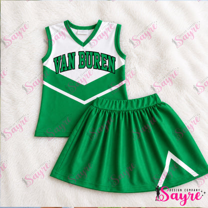 Customizable V Cheer Uniforms