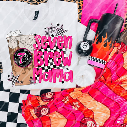 7Brew Mama Shirt/Long Sleeve/Crewneck/Hoodie