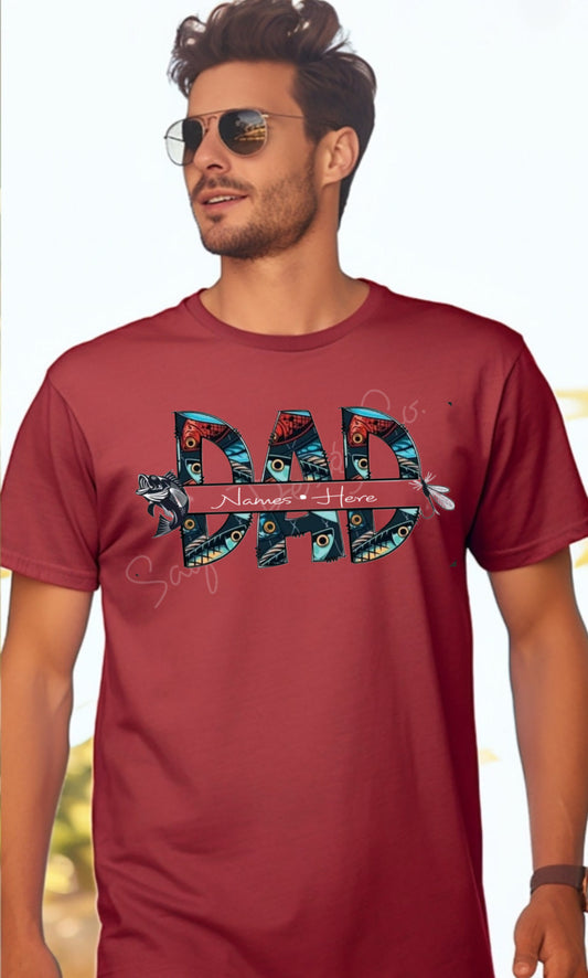 Custom Fishing Dad Tee