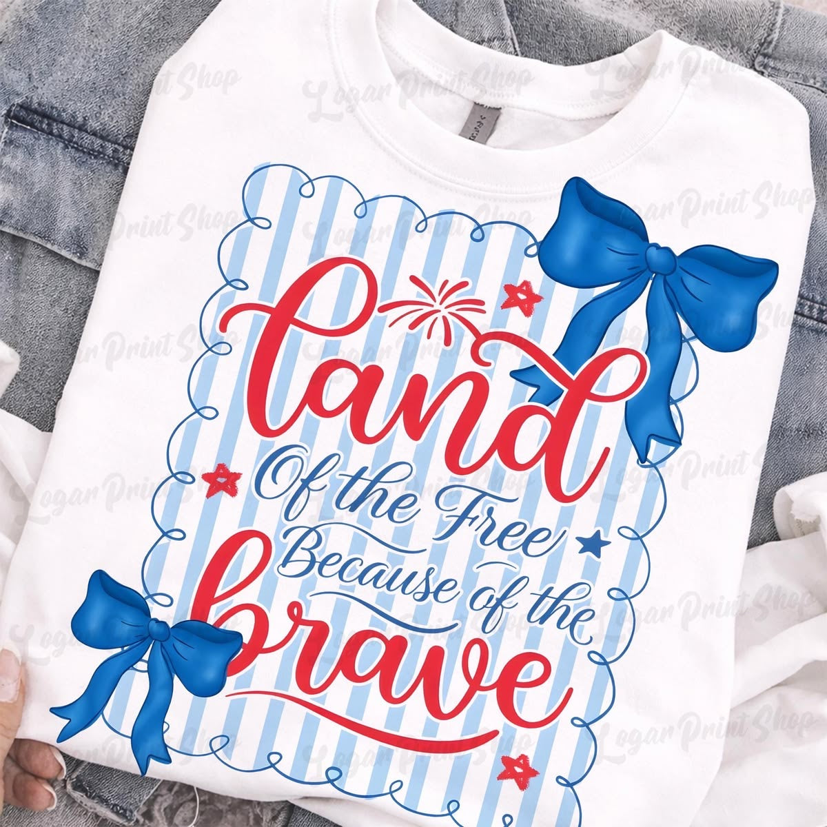 Land of the Free Coquette Shirt/Tank