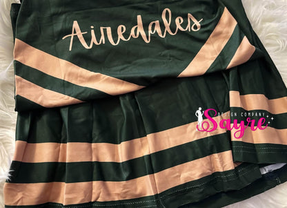 Customizable Striped Cheer Uniforms