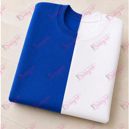 BLANK Split Color Crewneck-ADULT