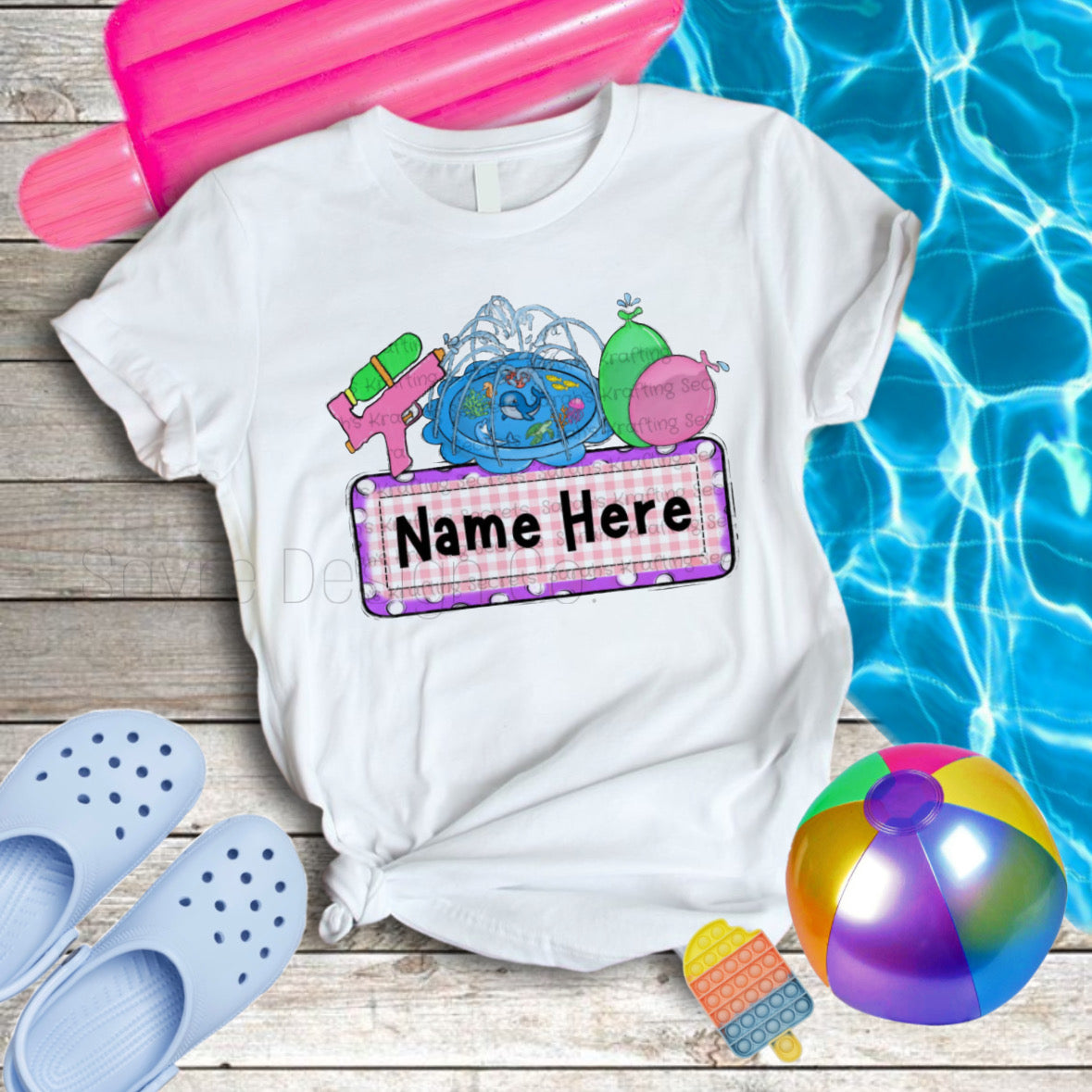 Custom Splash Pad Baby-Youth Tee/Onesie