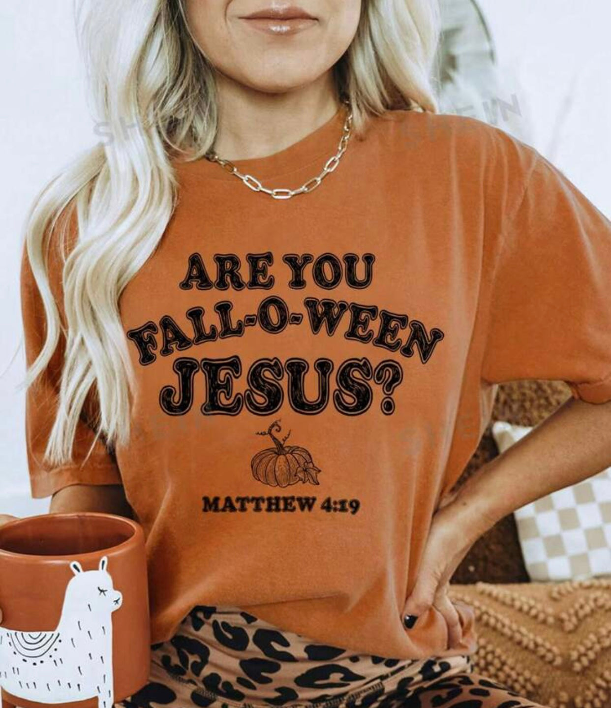 Falloween Jesus Shirt Sayre Design Co.