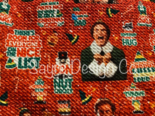 Elf Movie- Bullet Fabric *limited quantity*