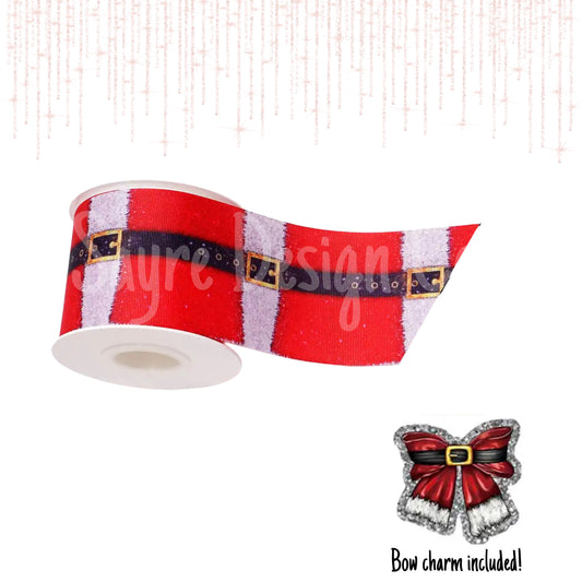 Santa Big Bow with Charm