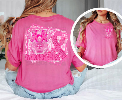 Mascot GLITTER DTF Pink Out Retro Shirt/Long Sleeve/Crewneck
