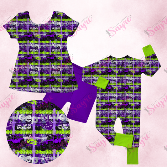Purple Jeep Girl Sets