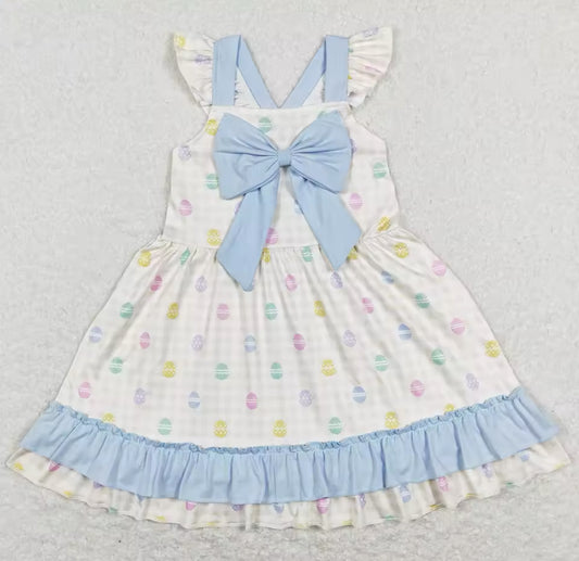 Gingham and Bow Easter Egg Dress