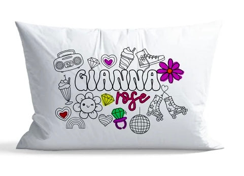 12x20 Custom Color Me Nap Pillow Sayre Design Co.