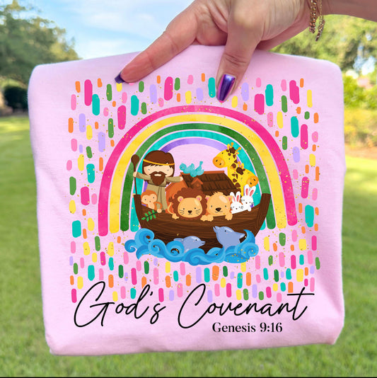 God’s Covenant Noah’s Ark Onesie/Shirt/Long Sleeve/Crewneck