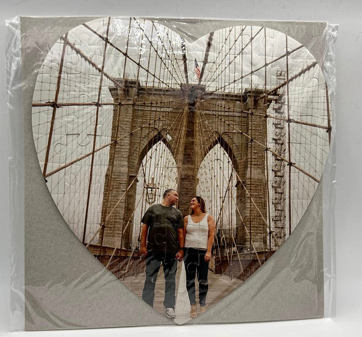 Custom Heart Shaped Photo Puzzle