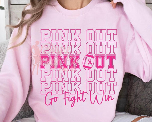 Pink Out Stacked- Youth Sayre Design Co.