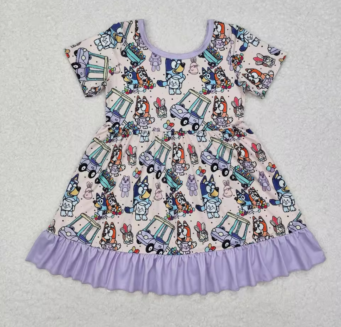 Blue Dog Egg Hunt Dress