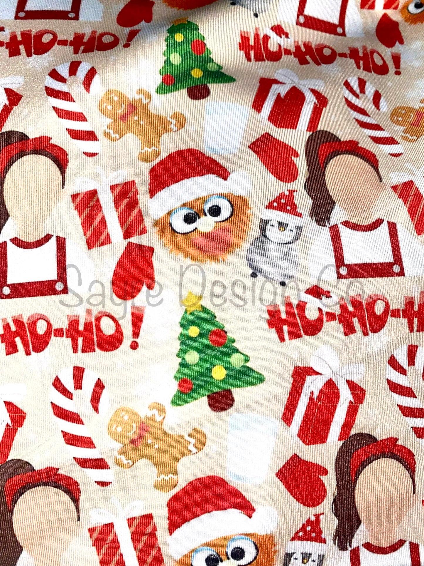 Miss Rachel Christmas Stretch Fabric