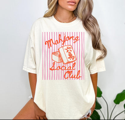 Mahjong Social Club Shirt/Long Sleeve/Crewneck/Hoodie