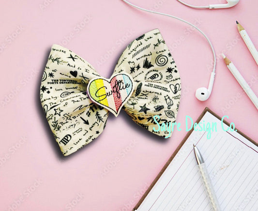 Swiftie Poets Tour Bow 6” Sayre Design Co.