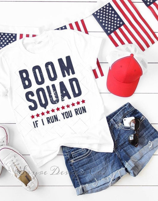 Boom Squad Tee-Adult