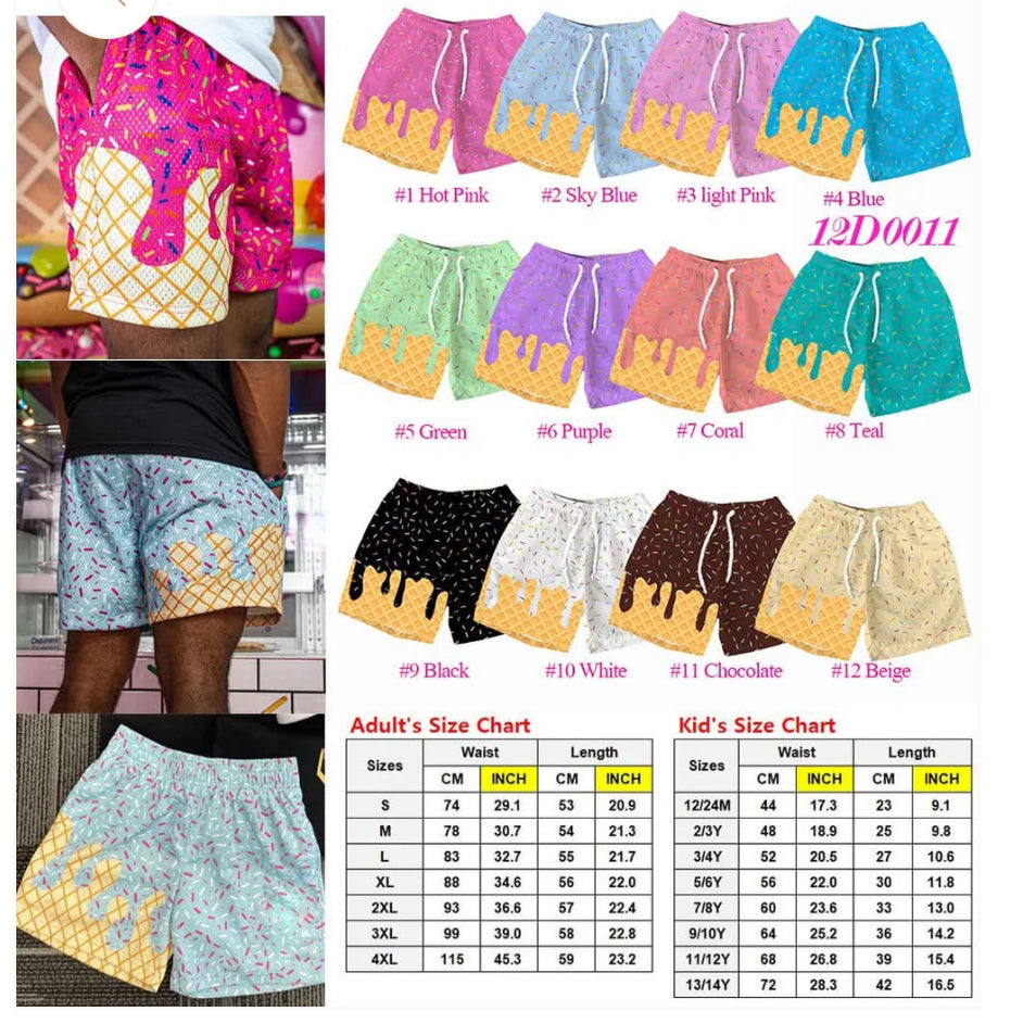 Custom Drip Shorts