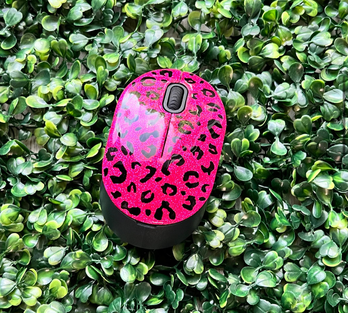 Custom Glitter Wireless Mouse Sayre Design Co.