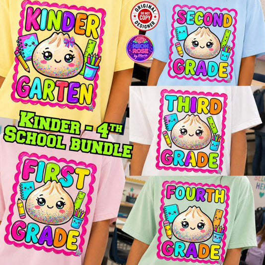 Dumpling Colorful Grade Shirt/Long Sleeve/Crewneck