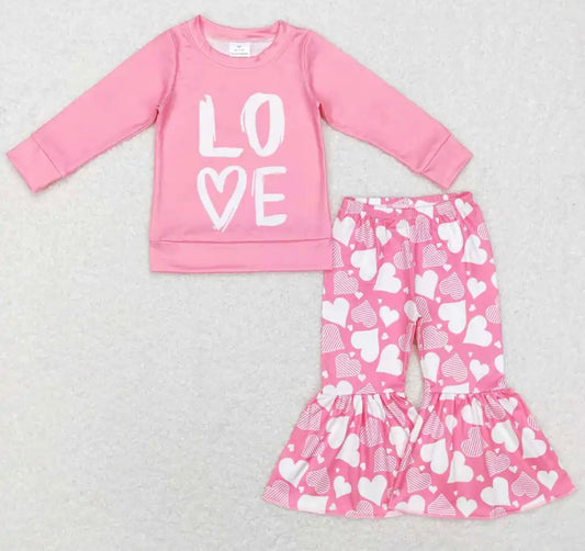 Pink & White Love Bells Set