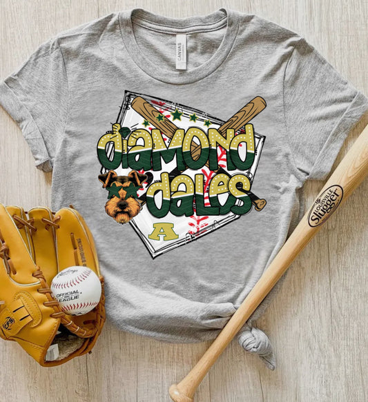 Diamond Dales Baseball Alma Airedales Shirt/Long Sleeve/Crewneck/Hoodie